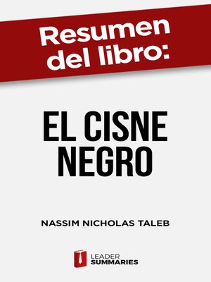 cover image of Resumen del libro "El cisne negro" de Nassim Nicholas Taleb